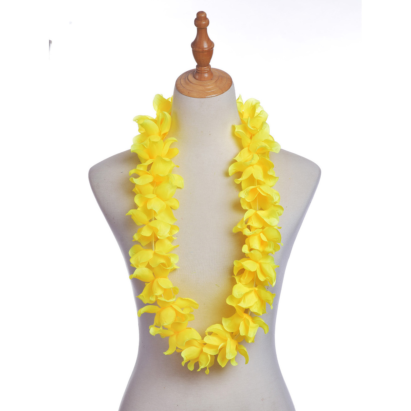 Island Party Flower Neck Ring KN-hl006s 100CM Artificial Silk Flower Lei Hawaii Hula Girl Dance Wear Woman Necklace Aloha