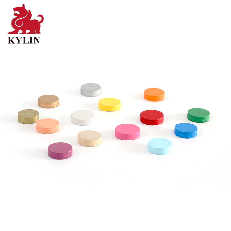 Wooden Round Circle Board Game Tokens Wooden Round Chips