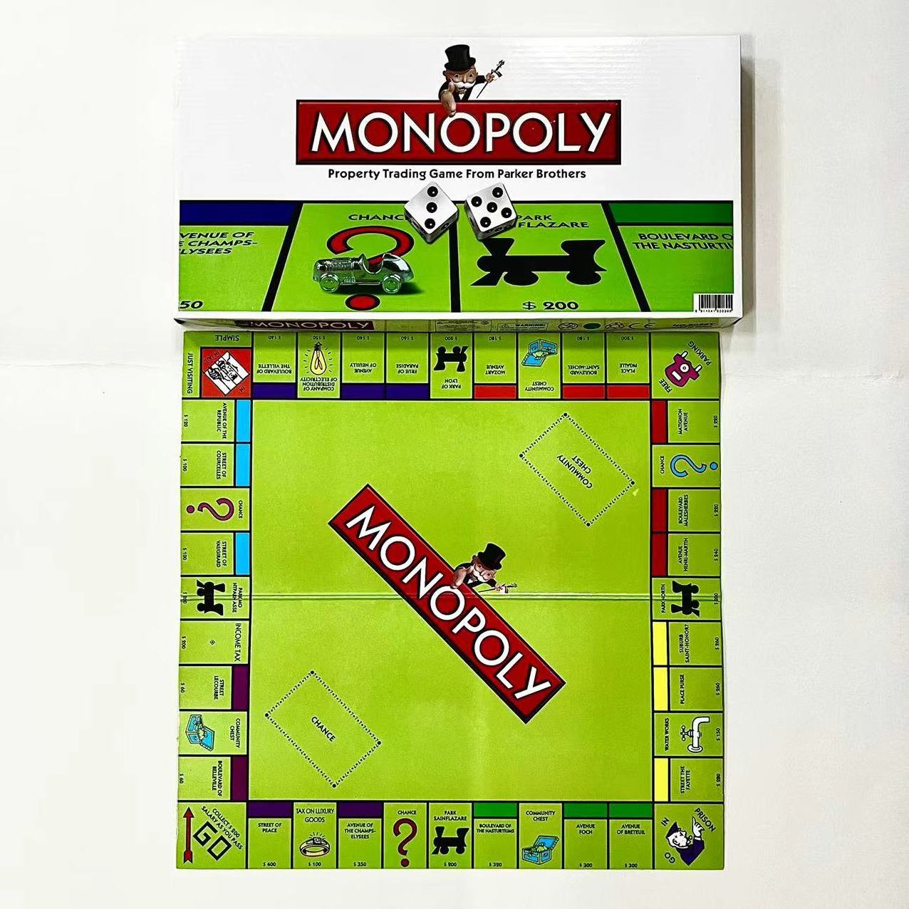 board game manufacture custom plastic miniature and cards for monopoli board game set