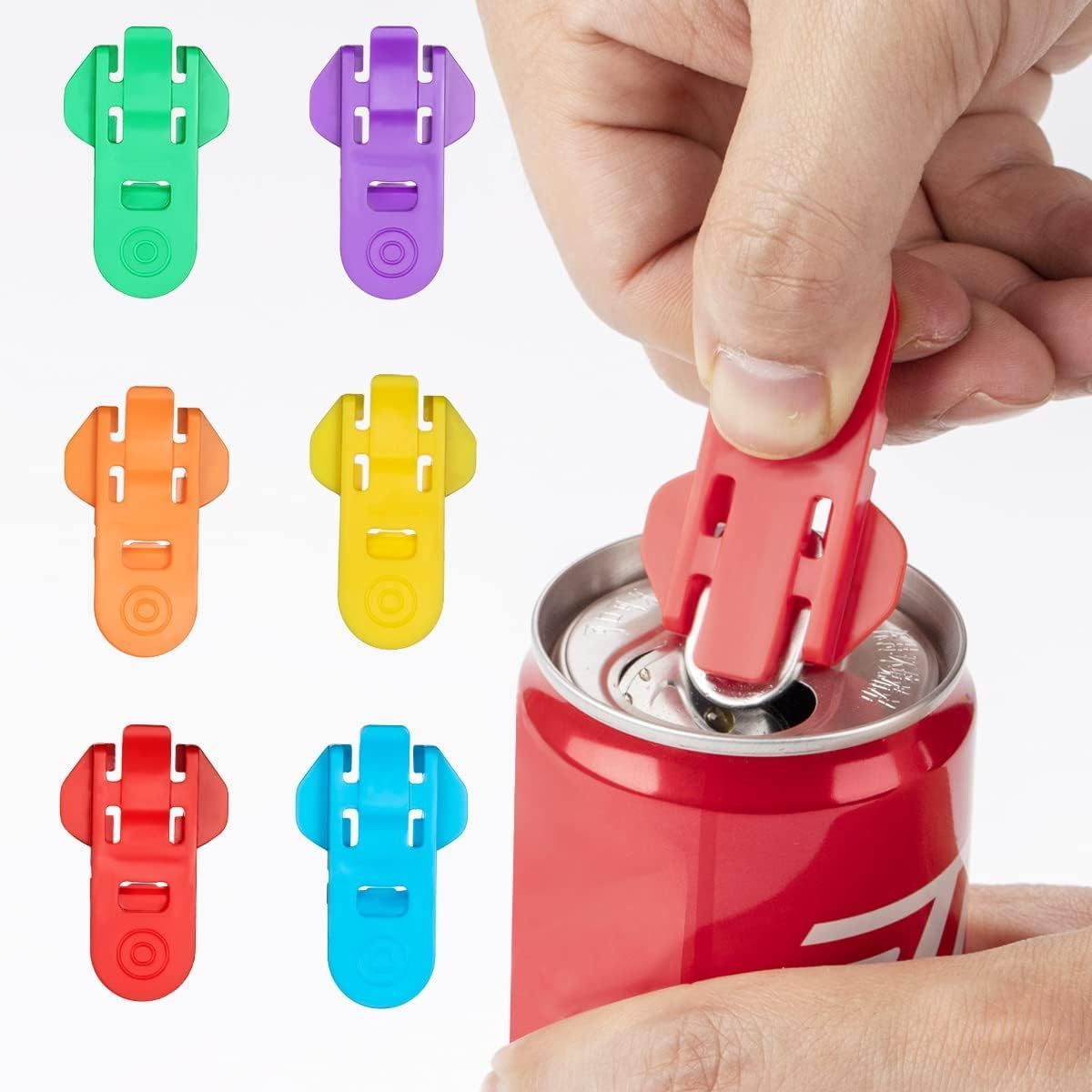 Easy Can Opener color soda beer can opener and beverage can cover protector Premium Plastic Shields