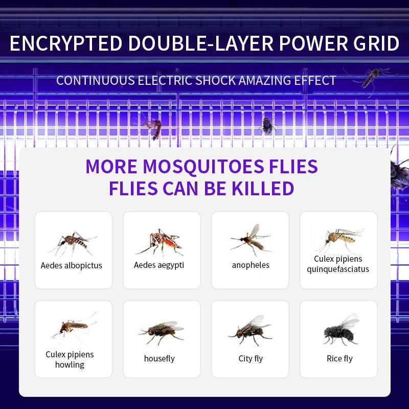 110/220v Electric flies insect killer, machine for Garden and home electric mosquito killer lamp bug zapper mosquito trap