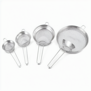 Kitchen Utensils Leaky Pots And Filters Set Of 3 Fine Mesh Sieve Stainless Steel Strainers