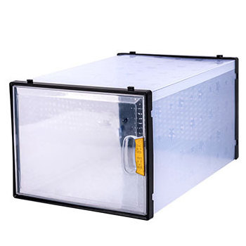 Double frame thickened transparent shoe box home storage shoe box storage and finishing shoe cabinet