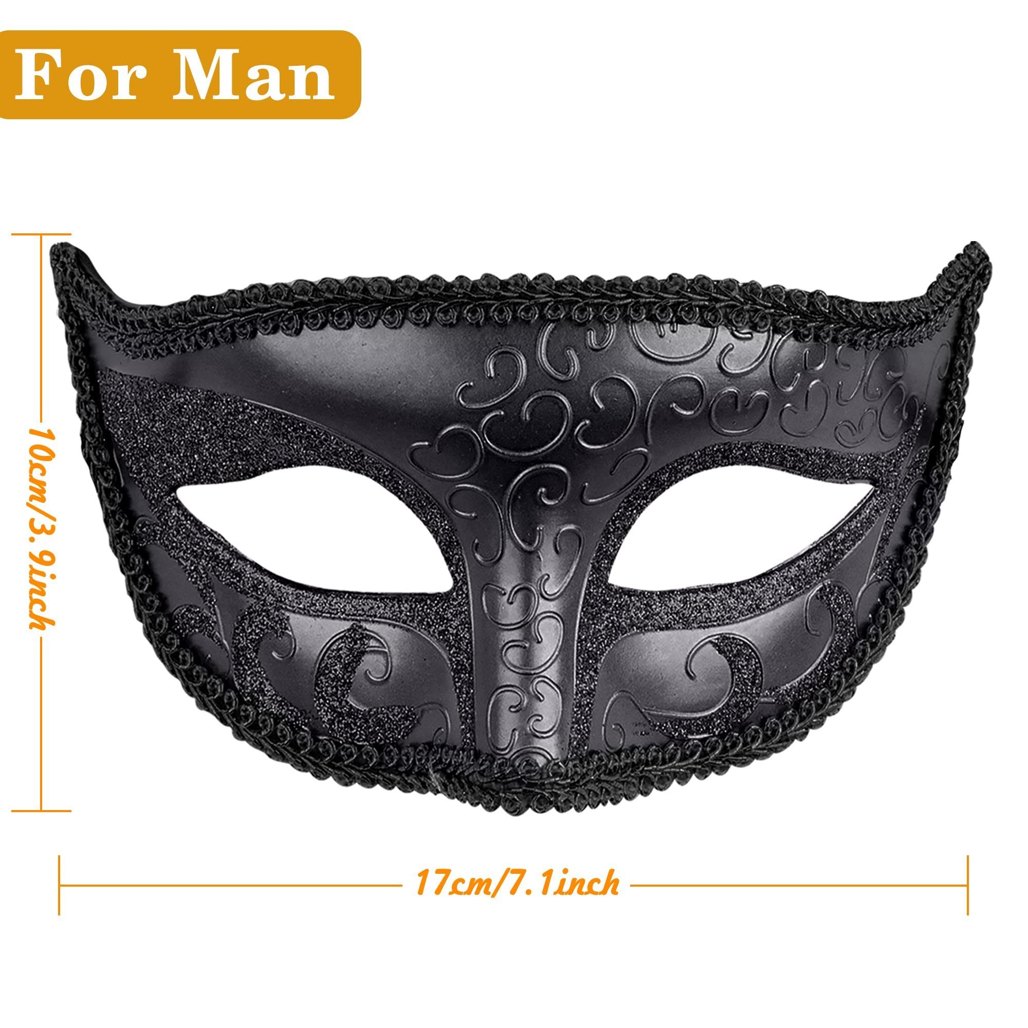 Luxury Masquerade Carnival Black Eye Mask with Lace Flower Mardi Gras Half Face Women Venetian Party Masks