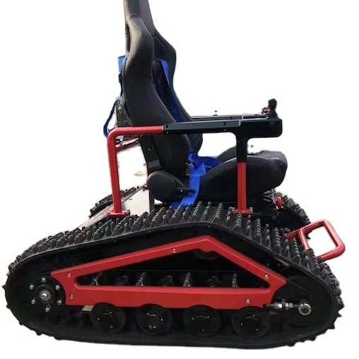 Rubber Tracked Wheelchair with remote control motor power Off road Vehicle walking on snow all terrain