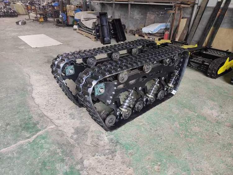 Rubber track undercarriage robot vehicle all terrain vehicle tank tracks robot chassis