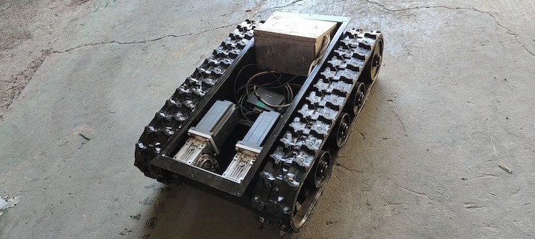 Customized Rubber crawler loading weight 50kgs -800KG Rubber Tracked Undercarriage chassis