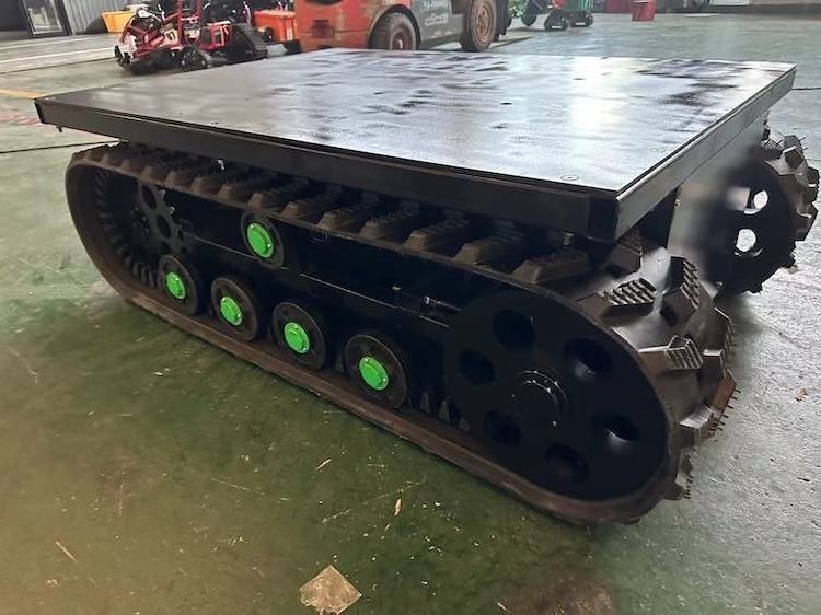 All Terrain Vehicle Rubber track undercarriage vehicle tank tracks robot chassis tracked vehicle chassis Hot Sale