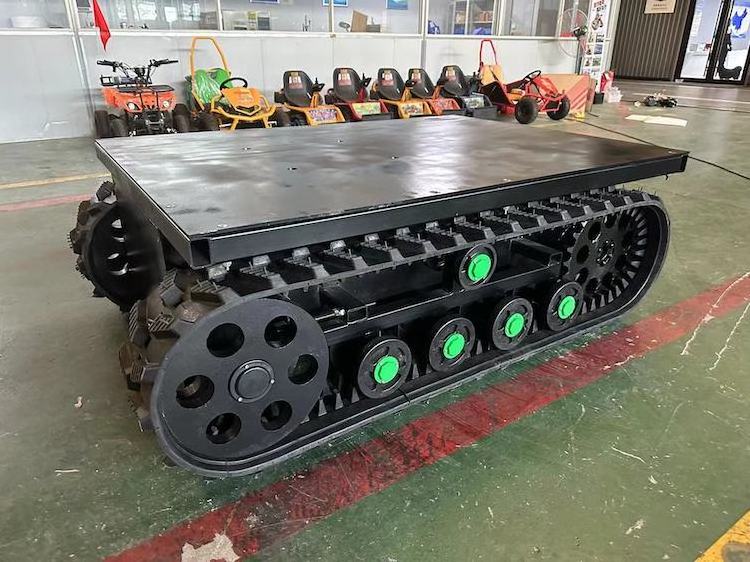 All Terrain Vehicle Rubber track undercarriage vehicle tank tracks robot chassis tracked vehicle chassis Hot Sale