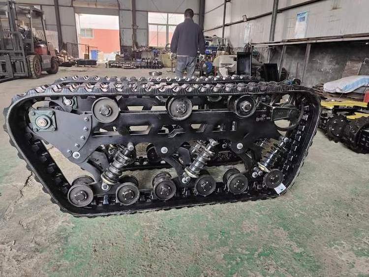 Rubber track undercarriage robot vehicle all terrain vehicle tank tracks robot chassis