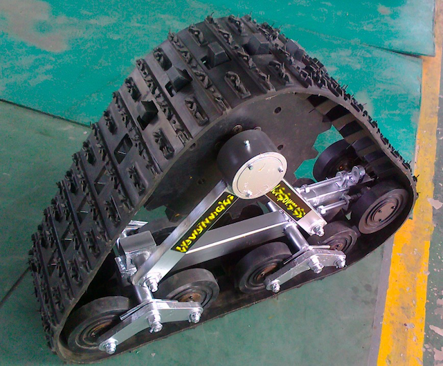 Small Vehicle track system Small robot tracks platform ATV rubber track conversion/system/kits tracked wheelchair