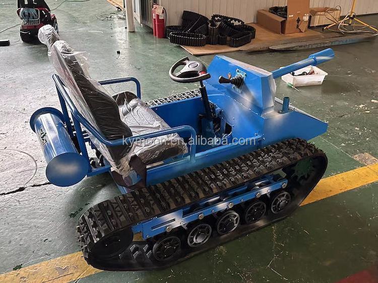 Customized crawler undercarriage entertainment car rubber track chassis electric tracked robot