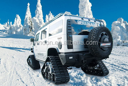 Rubber track conversion system ATV Rubber Snow Tracks/rubber crawler/snowBlower/snowmobile/SUV