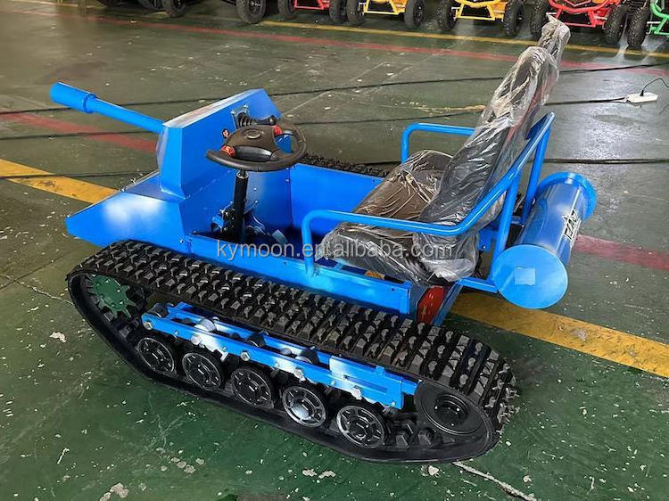 Customized crawler undercarriage entertainment car rubber track chassis electric tracked robot