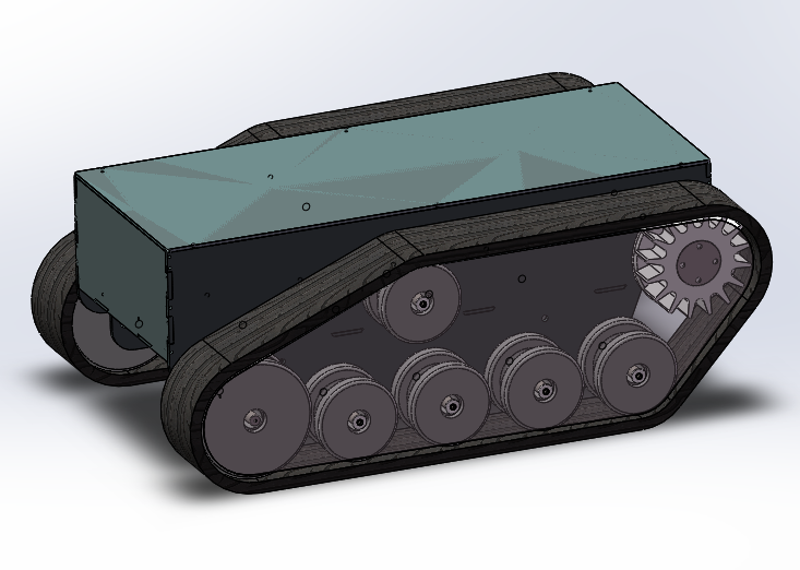 Electric walking rubber crawler robot chassis/rubber track platform tracked chassis platform with rubber track crawler