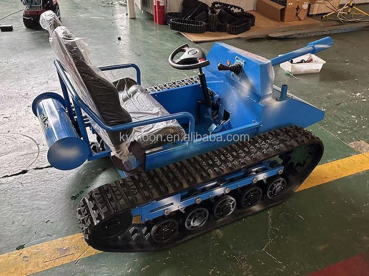 Customized crawler undercarriage entertainment car rubber track chassis electric tracked robot