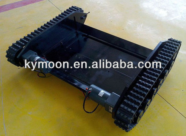 rubber track undercarriage robot Rubber track chassis system cheap price hot sale tracked vehicle chassis