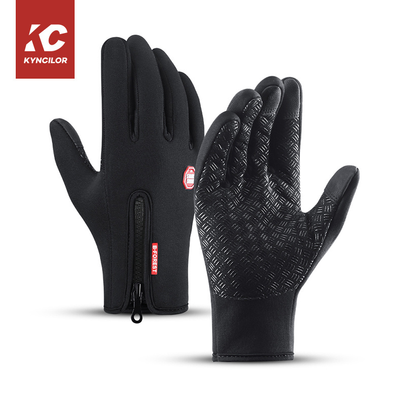 Factory Winter Cycling Gloves Touchscreen Waterproof Anti-slip Outdoor Sport Motorcycle Running Gloves For Gym Driving Riding