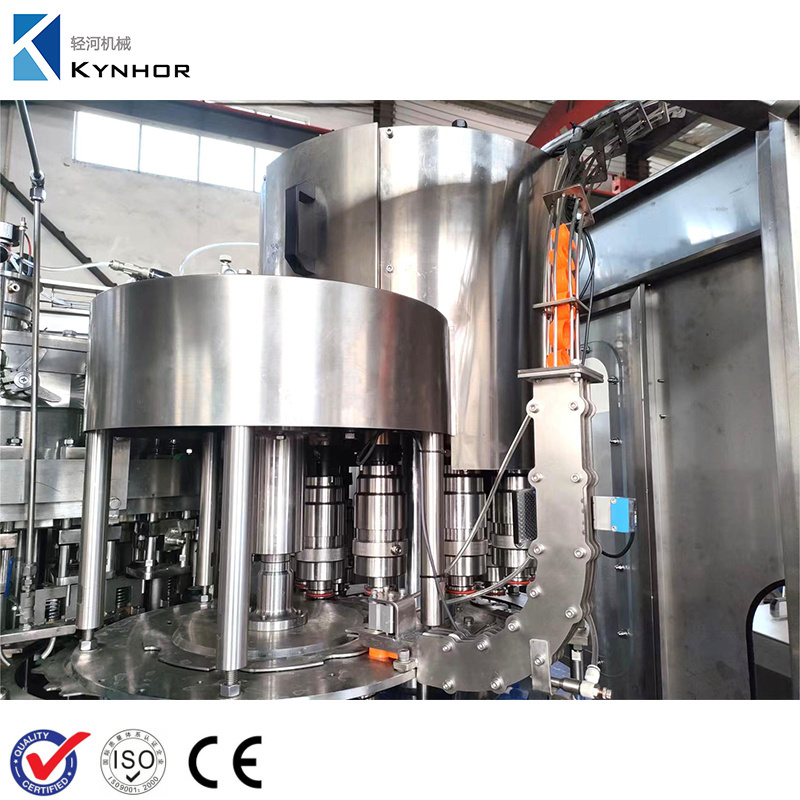 Factory Price Carbonated Soft Drink Bottling Plant Filling Processing PET Bottle / Glass Bottle Rinsing Filling Capping Machine