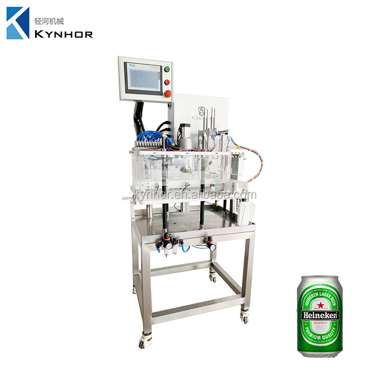 Automatic and Mobile Linear Beverage and Beer Canning Machine Equipment System / Beer Can Filler for Sale