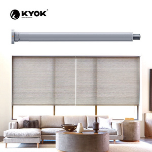 KYOK Custom Size Blackout Smart Battery Powered Motorized Electric Roller Window Blinds Shades Shutters