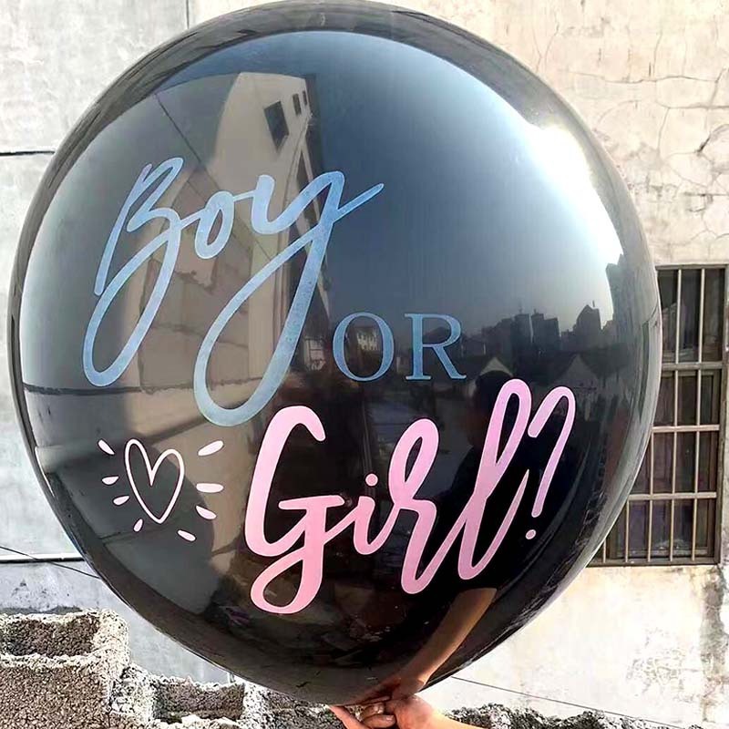 Gender Reveal Party Supplies With The Original Gender Reveal Balloon | He or She Decorations Tissue Paper Confetti  XBR052