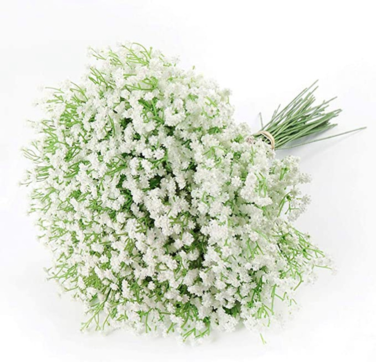 Baby Breath Artificial Flowers Gypsophila Bouquets Fake Real Touch Flowers for Wedding Party Garden Decoration Home Decor KZH363