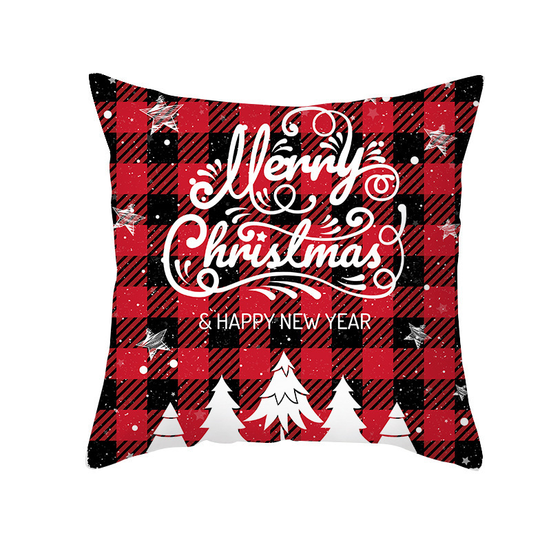 Christmas Cushion Cover Merry Christmas Decor For Home Decorative Sofa Pillow Cover Case Seat Car Home Decor Throw Pillow KJ037