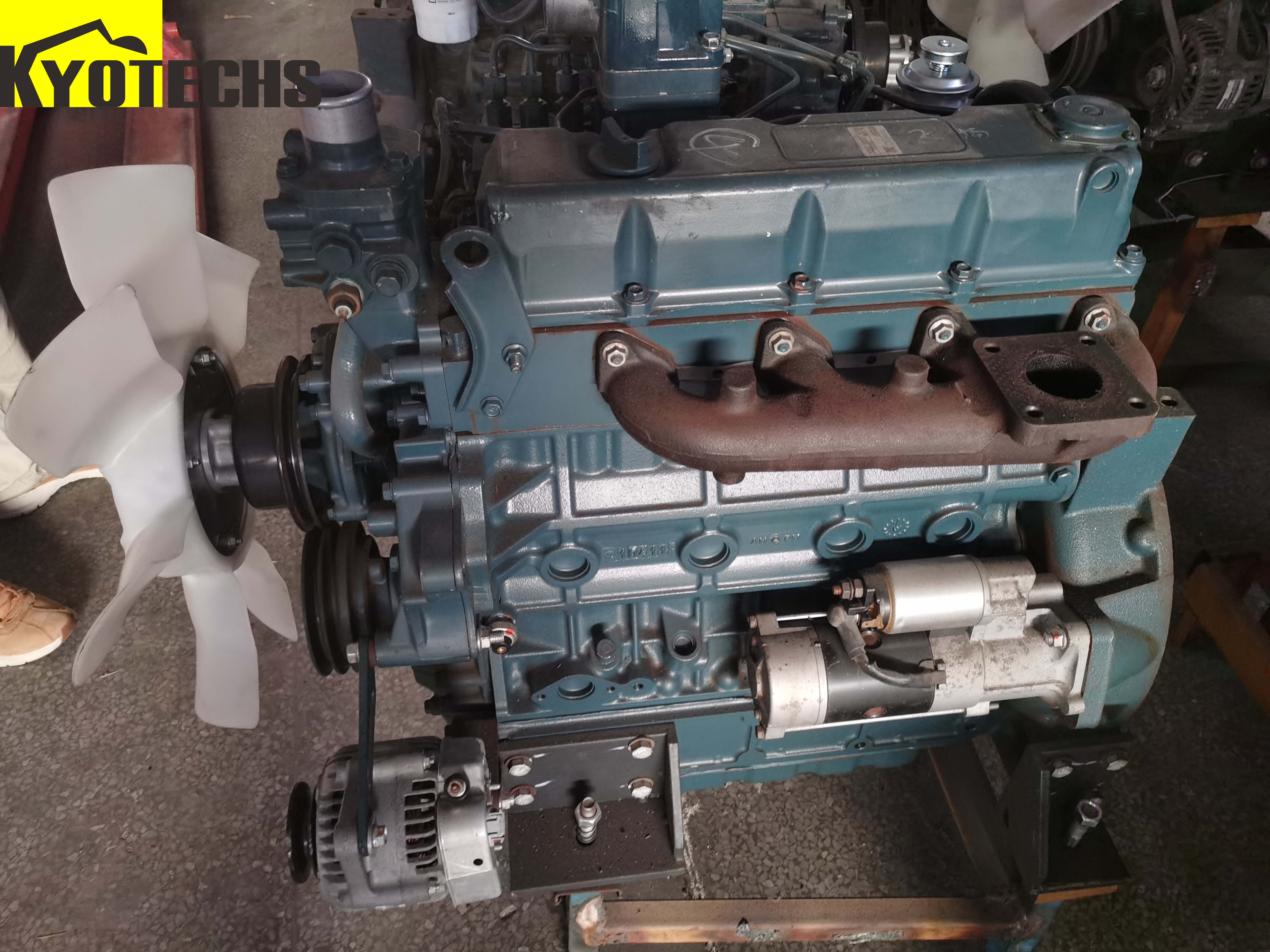 Diesel Engine Assy Complete Engine V3300 V3600 V2203 V3800 v2203 v2607 v2203 v1505 v3800 v3300 v1702 kubota Excavator Parts