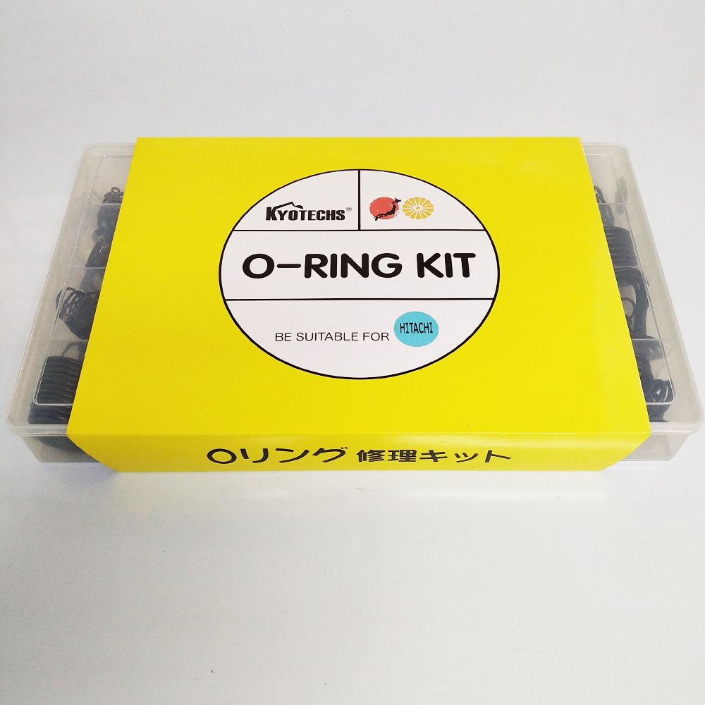 Excavator O-Ring Seal Kit 90 SHORE 383PCS O-Ring Box fit For Hitachi Parts O ring sealing kit