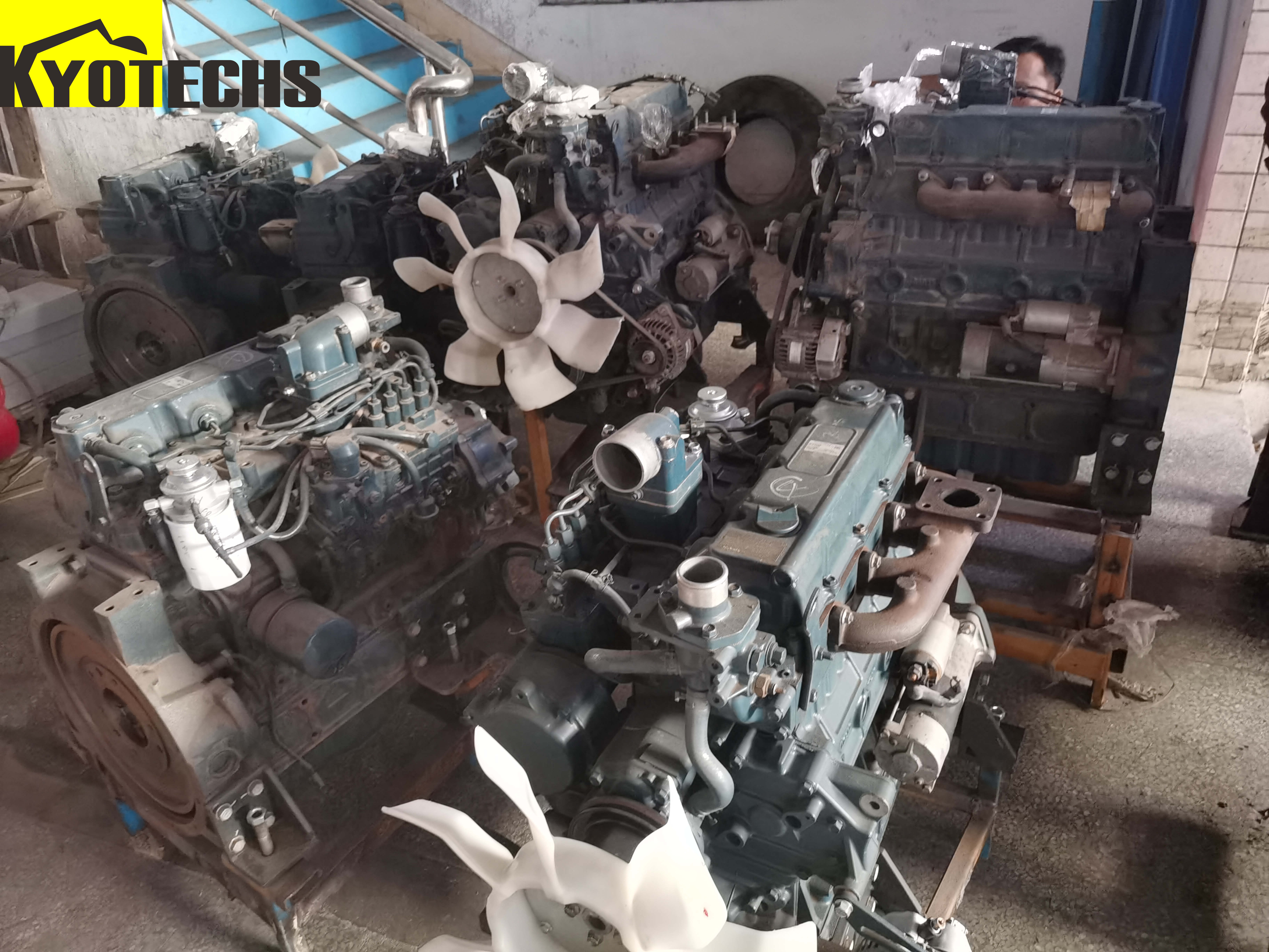 Diesel Engine Assy Complete Engine V3300 V3600 V2203 V3800 v2203 v2607 v2203 v1505 v3800 v3300 v1702 kubota Excavator Parts