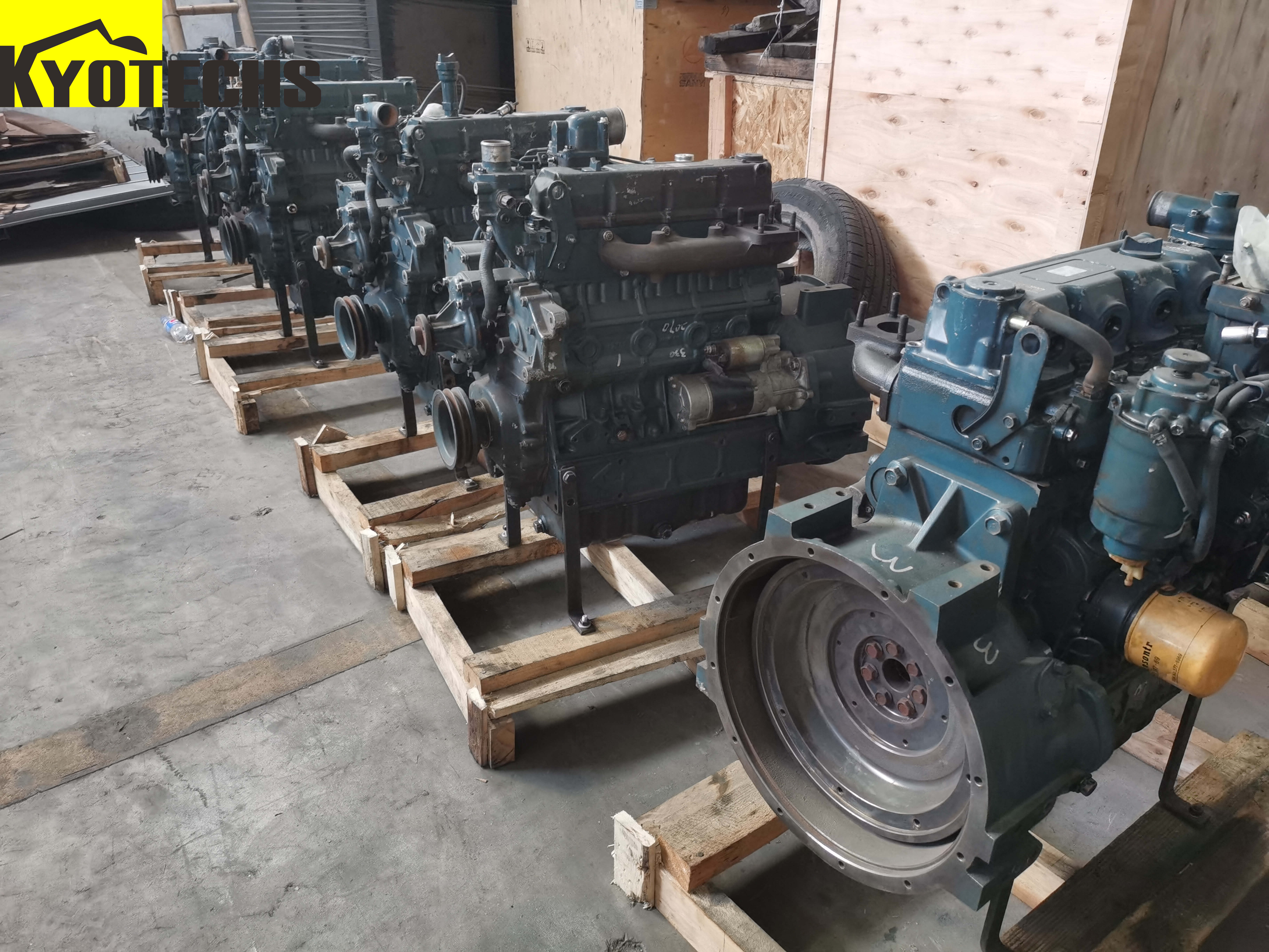 Diesel Engine Assy Complete Engine V3300 V3600 V2203 V3800 v2203 v2607 v2203 v1505 v3800 v3300 v1702 kubota Excavator Parts