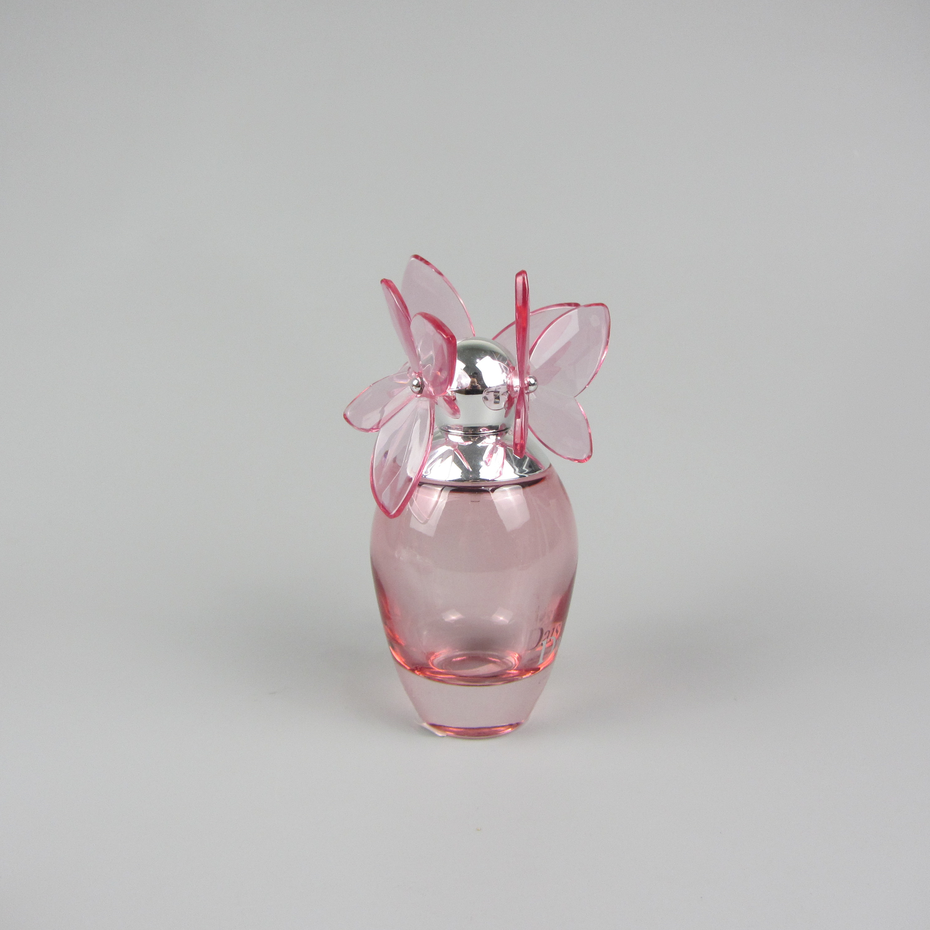 Wholesale Luxury Ladies Perfume Packaging Flower Shape 100ml Glass Perfume Bottle