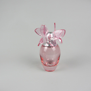 Wholesale Luxury Ladies Perfume Packaging Flower Shape 100ml Glass Perfume Bottle