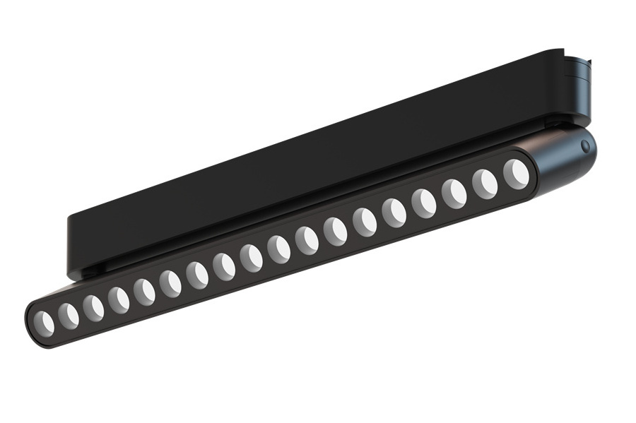 Kyqee Smart Floding Grille Linear Light Flexible Woven Track Rail System Led Track Light 2024 New Design