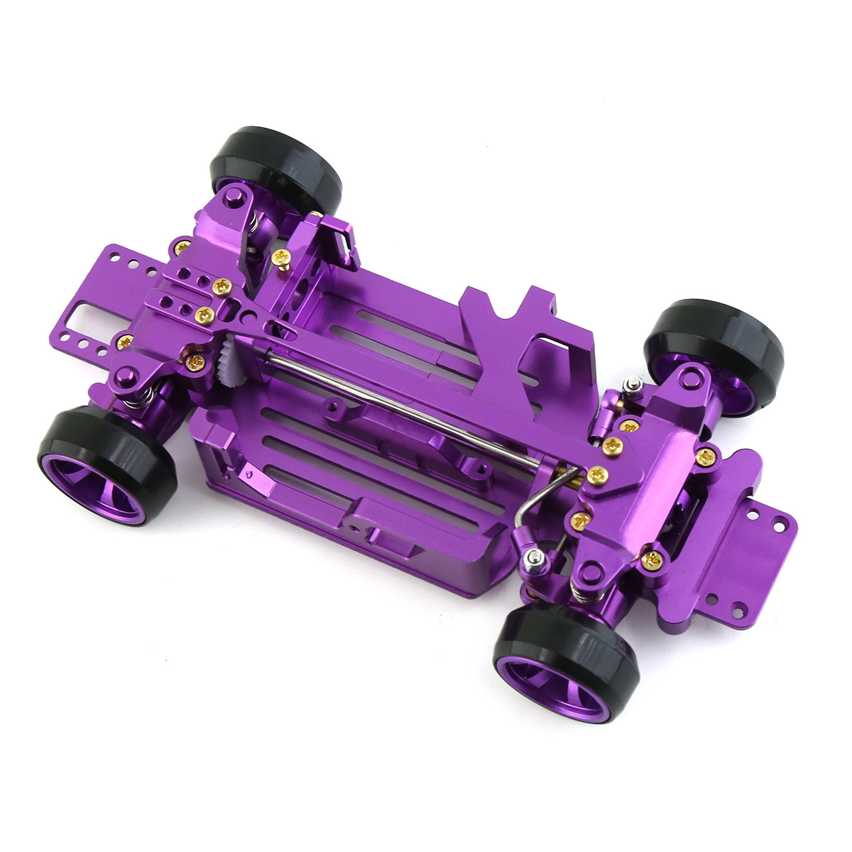 1/28 RC Professional Mosquito Car Ts Metal CNC Frame Racing Drift RC Car Racing Car with Drift Tires