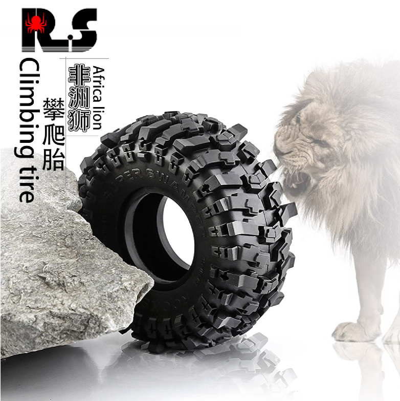 RS 1.9 inch climbing tires for D90 SCX10 TRX4 YK Rui Tai universal climbing tyres African Lion R92