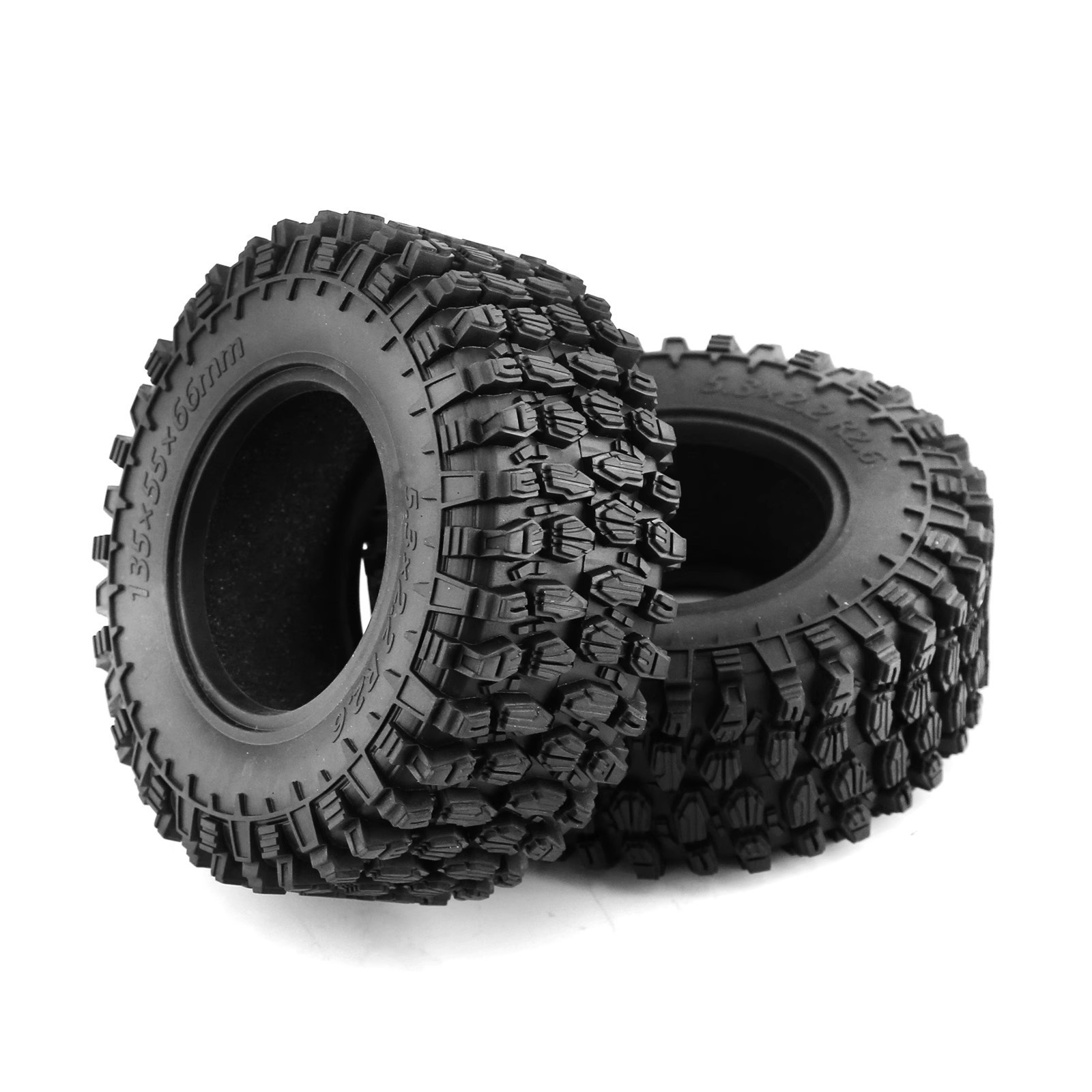 R2.6 inch 135*55*66mm rubber tires G8 same super climbing performance tread for 1/8 climbing car