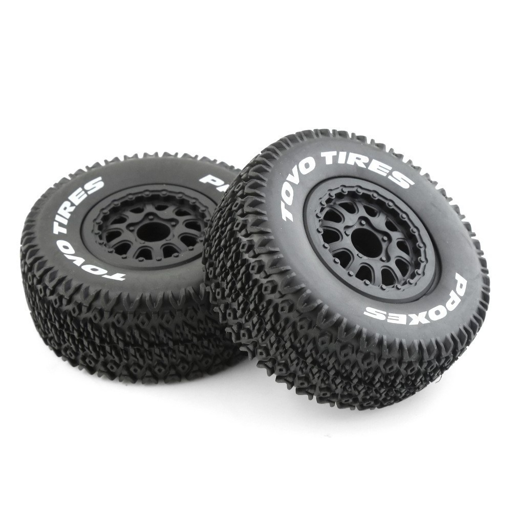 Nylon Tires for Remo HQ727 Short Course Slash M0188 0189 P2046