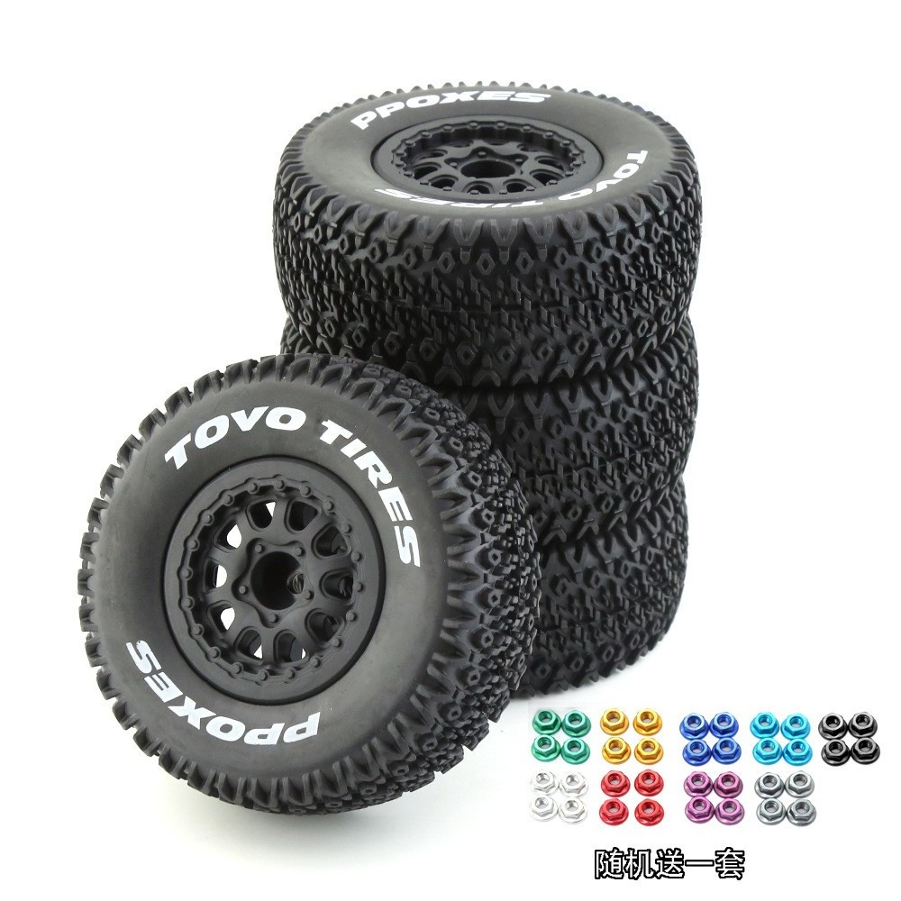 Nylon Tires for Remo HQ727 Short Course Slash M0188 0189 P2046