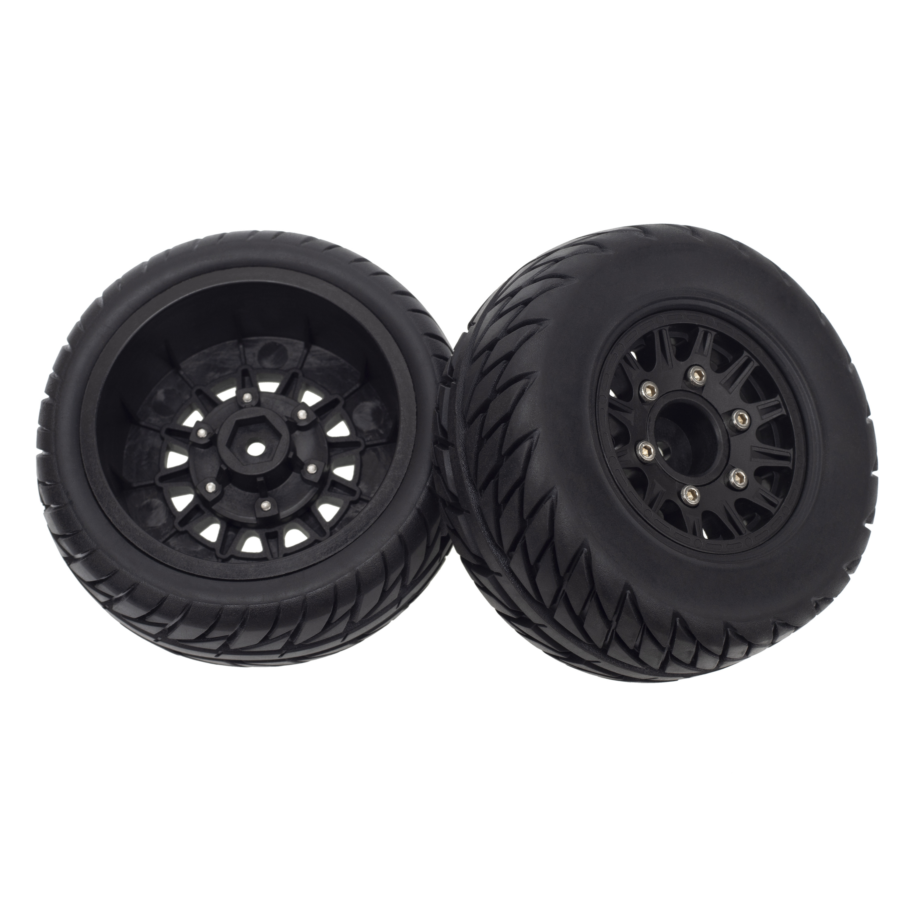 1/10 Short Course Truck Tires Buggy Rubber Tires 12mm 14mm 17mm Coupler for Traxxas slash Arrma Redcat