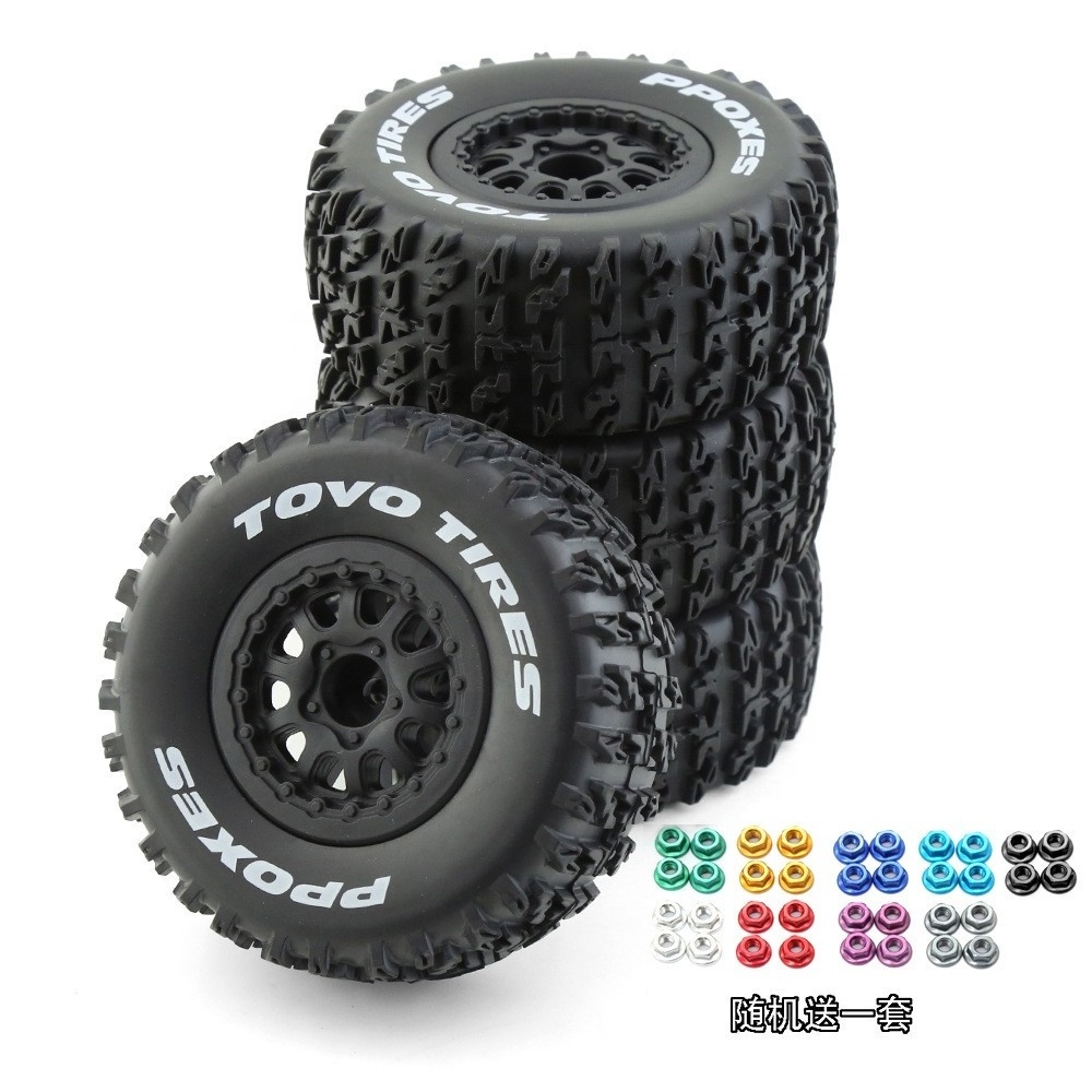 Nylon Tires Z Style Tires for Remo HQ727 Short Course Slash M0188 0189 P2046