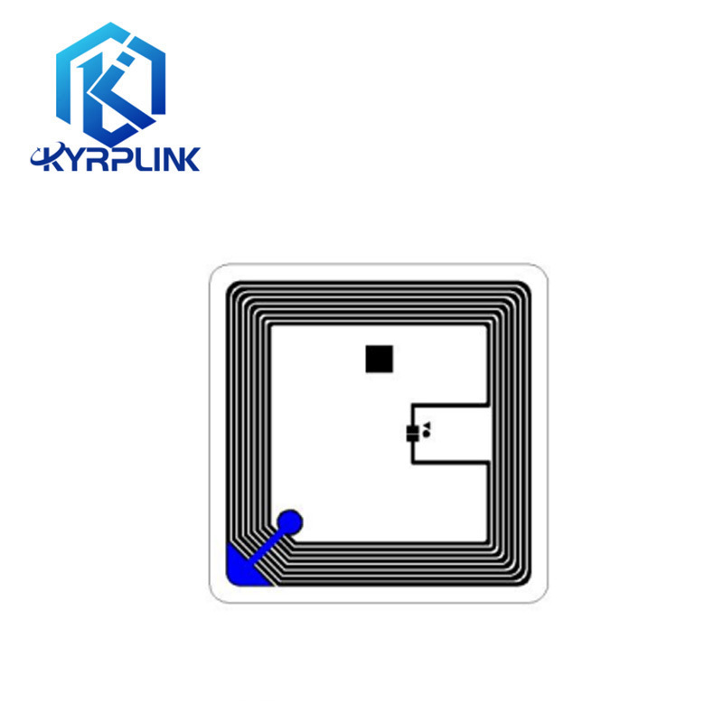 Kyrplink ISO15693 50x50mm HF RFID library label NFC tag 13.56MHz sticker for library book management