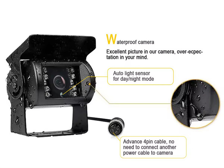 Car Parking Sensor Parktronic Display 4 Sensors Reverse Backup Assistance Radar Detector with Screen Monitor System