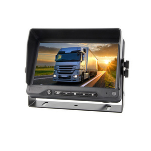 Factory Price AHD Car LCD Display Bus 7 Inch AHD Quad Monitor 4 Channels Split