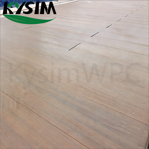 Invisible gap design Co-extrusion Outdoor decking board smooth composite WPC decking