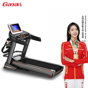 Ganas Professional Gym Commercial ac motor motorized treadmill indoor motorized treadmill