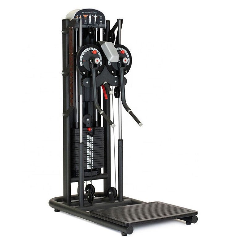 Ganas Multi Functional Gym Pin Load Selection Shoulder Press Lateral Raise Standing Multi Flight Machine For Club