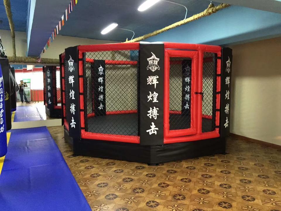 Ganas Manufacturer Height Platform Competition Quality Ring For Kids Fight Mma International Boxing Octagon Fighting Cage