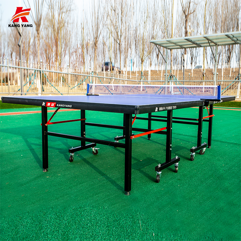 Wholesale Easy Assemble Standard Size Professional  Foldable IndoorTable Tennis Tables With Wheel